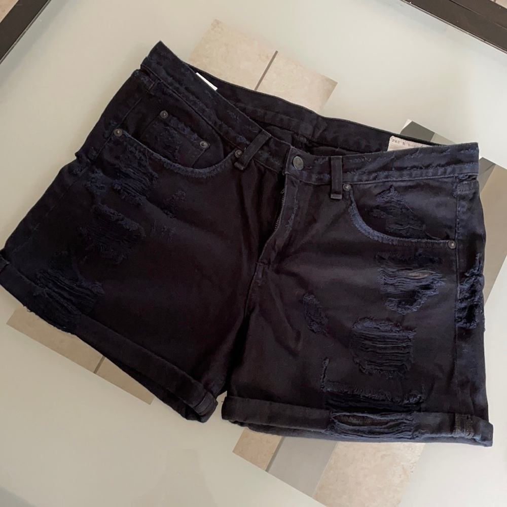 Rag & Bone Black Rebel Shorts
